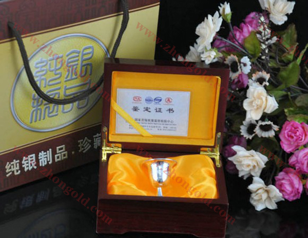 家用金银制品 纯金银酒杯