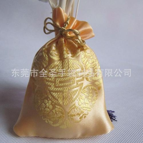 广东东莞工厂订制结婚创意织锦缎礼品盒回礼金银首饰珠宝玉器喜糖袋